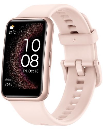 Смарт часовник Huawei - Watch Fit Special Edition, 1.64'', Amoled, Nebula Pink - 2