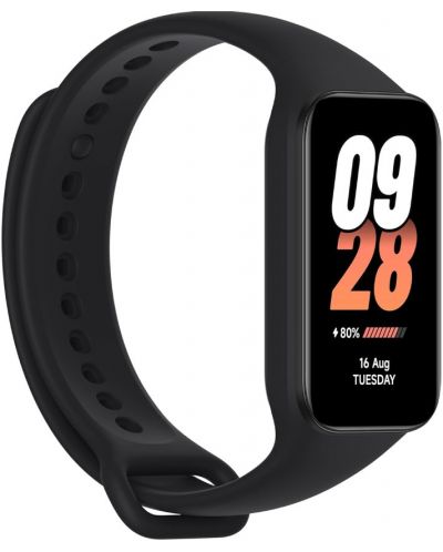 Смарт гривна Xiaomi - Smart band 8 Active, 1.47'', черна - 1