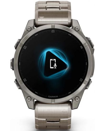 Смарт часовник Garmin - fēnix 8 Sapphire, 47 mm, 1.4'', Titanium, Graphite - 3