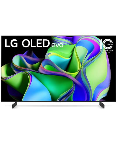 Смарт телевизор LG - OLED42C32LA, 42'', OLED, 4K, Titan - 1