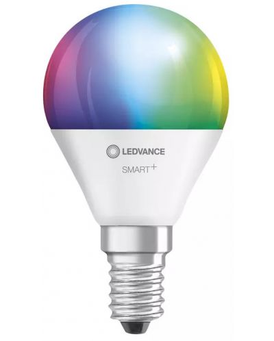 Смарт крушка Ledvance - SMART+, 4.9W, E14, P40, RGB, dimmer - 1