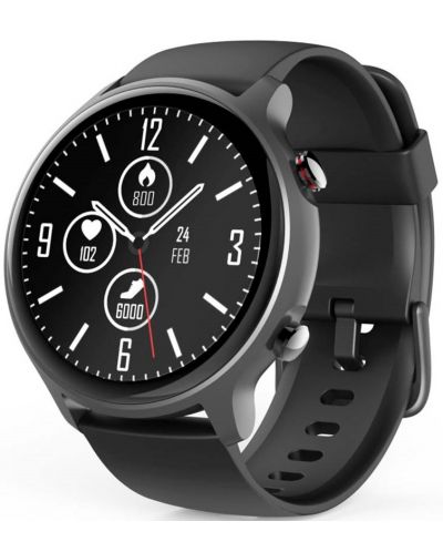 Смарт часовник Hama - Fit Watch 6910, 46mm, 1.28'', черен - 1