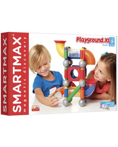 Магнитен конструктор Smart Games Smartmax - Playground XL - 1