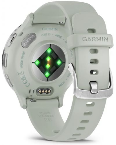 Смарт часовник Garmin - Venu 3S, 41 mm, 1.2'', Sage Grey/Silicone - 7