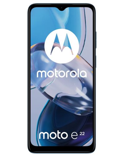 Смартфон Motorola - Moto E22, 6.5", 4/64GB, Cristal Blue - 2