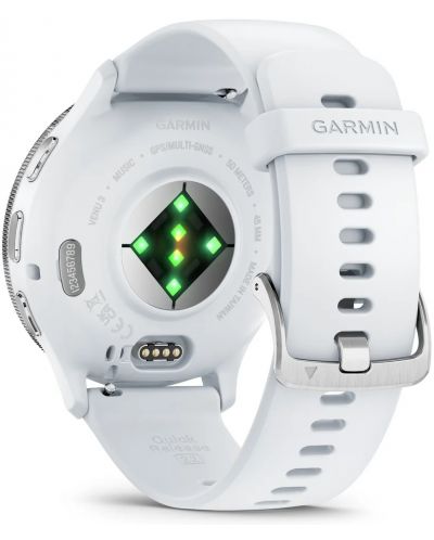 Смарт часовник Garmin - Venu 3, 45 mm, Silver Whitestone/Silicone - 8