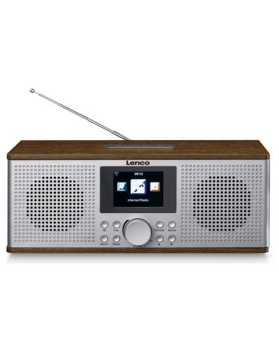 Смарт радио колонка Lenco - DIR-170WA, DAB+, Wood - 1
