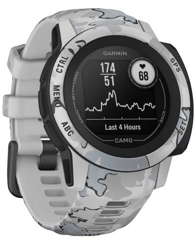 Смарт часовник Garmin - Instinct 2 S Camo, 40mm, сив - 2