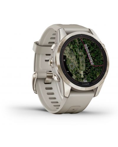 Смарт часовник Garmin - fēnix 7S Pro Sapphire Solar, 42mm, 1.2'', Leather - 6