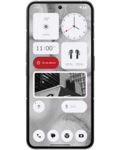 Смартфон Nothing - Phone 2a, 6.7'', 12GB/256GB, бял - 1