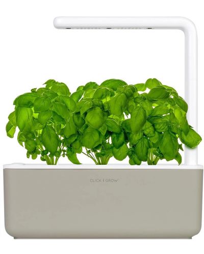 Смарт саксия Click and Grow - Smart Garden 3, 8 W, бежова - 1