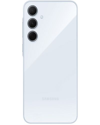 Смартфон Samsung Galaxy A35 5G, 6GB/128GB, син + Смарт гривна Galaxy Fit3, сива - 3