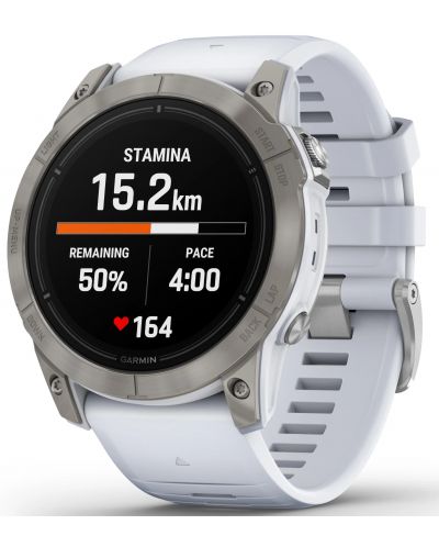 Смарт часовник Garmin - epix Pro Gen 2 Sapphire, 51mm, сребрист/бял - 5
