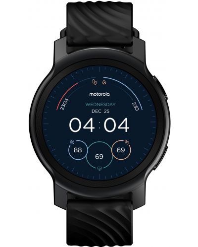 Смарт часовник Motorola - Moto Watch 100, 42mm, 1.3", черен - 1