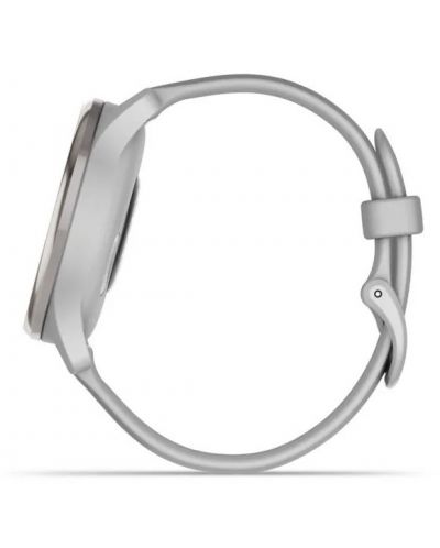 Смарт часовник Garmin - vivomove Trend, 40mm, 1.01'', Mist Grey Silicone - 6