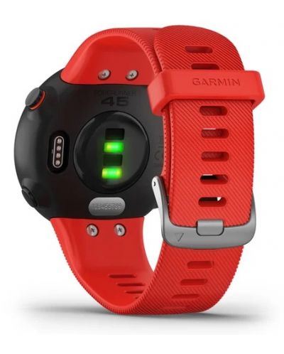 Смарт часовник Garmin - Forerunner 45, 42mm, 1.04", черен/червен - 6