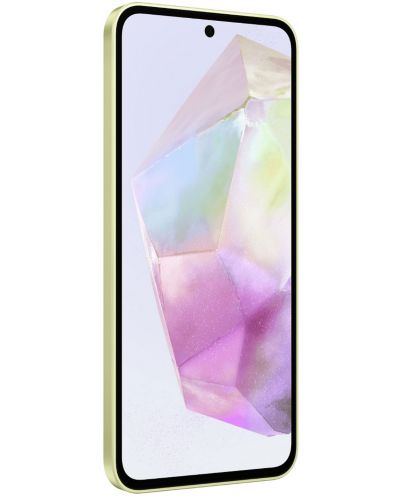 Смартфон Samsung Galaxy A35 5G, 6GB/128GB, жълт + Смарт гривна Galaxy Fit3, сива - 4