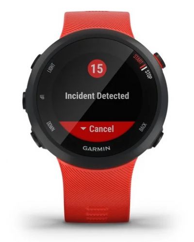 Смарт часовник Garmin - Forerunner 45, 42mm, 1.04", черен/червен - 3