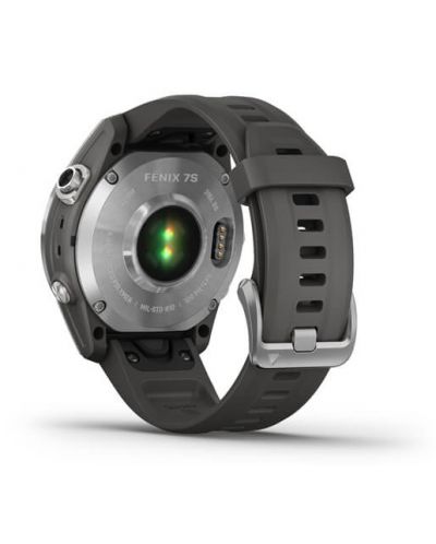 Смарт часовник Garmin - fenix 7S, 42mm, сребрист/сив - 7