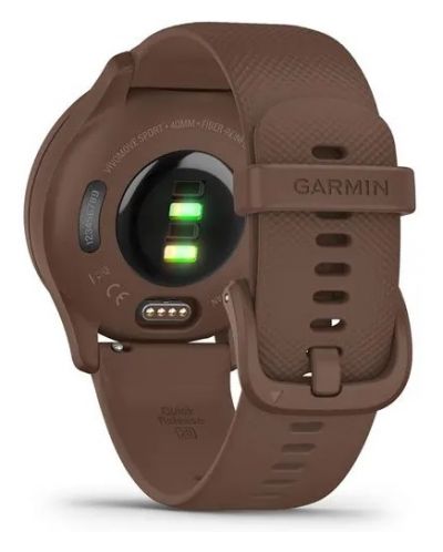 Смарт часовник Garmin - Vivomove Sport, 40mm, кафяв - 5