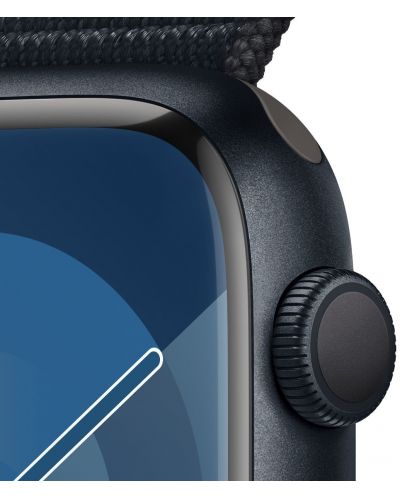 Смарт часовник Apple - Watch S9, 45mm, 1.9'', Midnight Sport Loop - 3