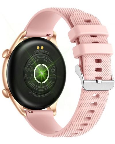 Смарт часовник myPhone - Watch EL, 45mm, 1.32'', златист - 4
