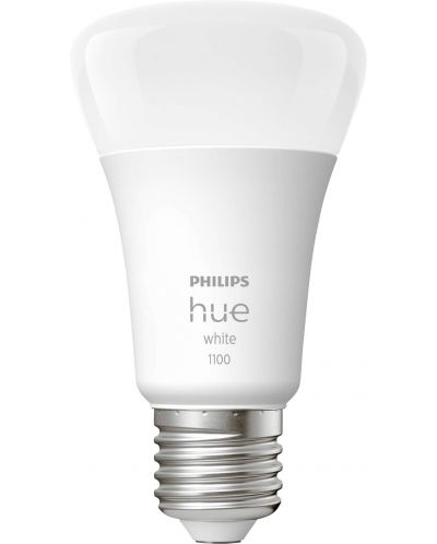 Смарт крушка Philips - HUE White, LED, 9.5W, E27, A60, dimmer - 1