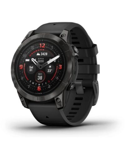 Смарт часовник Garmin - epix Pro Gen 2 Sapphire, 47mm, 1.3'', черен - 1
