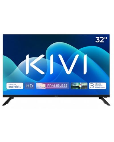 Смарт телевизор KIVI - 32H735QB, 32'', DLED, HD, черен - 1