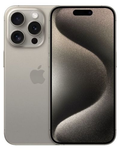 Смартфон Apple - iPhone 15 Pro, 6.1'', 1TB, Natural Titanium - 1