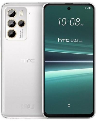 Смартфон HTC - U23 Pro 5G, 6.7'', 12GB/256GB, бял - 1