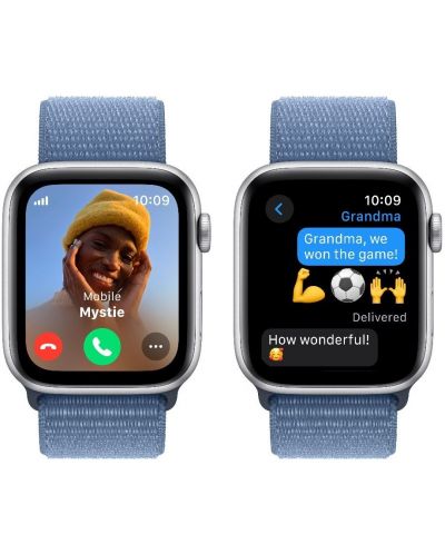 Смарт часовник Apple - Watch SE2 v2 Cellular, 44mm, Blue Loop - 4
