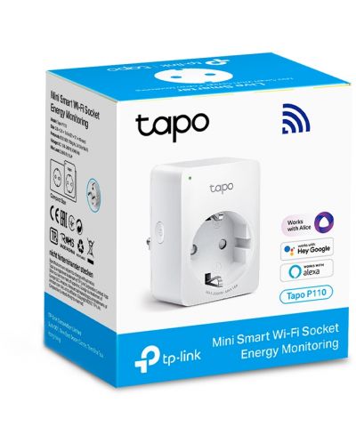 Смарт контакт TP-Link - Tapo P110, бял - 4