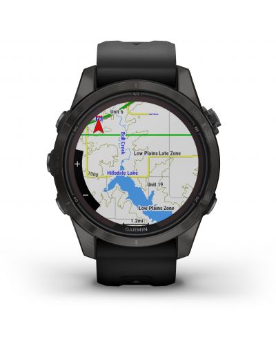 Смарт часовник Garmin - fēnix 7S Pro Sapphire Solar, 42mm, 1.2'', черен - 4