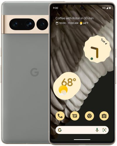 Смартфон Google - Pixel 7 Pro 5G, 6.7'', 12/128GB, сив - 1