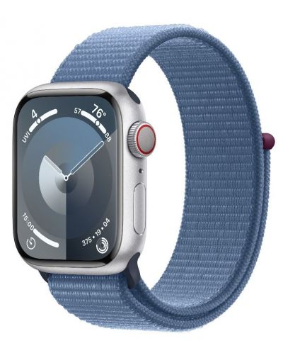 Смарт часовник Apple - Watch S9, Cellular, 45mm, Blue Sport Loop - 1