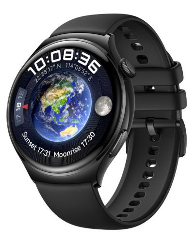 Смарт часовник Huawei - Watch 4, 46.2mm, черен - 1