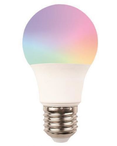 Смарт крушка EUROLAMP SA - RGB LED Smart, 9W, E27, А60, димируема - 1