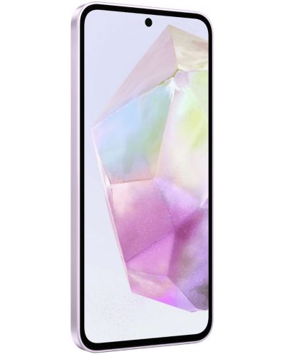 Смартфон Samsung Galaxy A35 5G, 8GB/256GB, лилав + Смарт гривна Galaxy Fit3, сива - 4