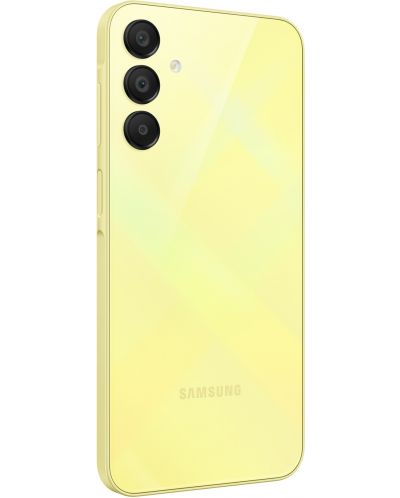 Смартфон Samsung - Galaxy A15, 6.5'', 4GB/128GB, жълт - 6