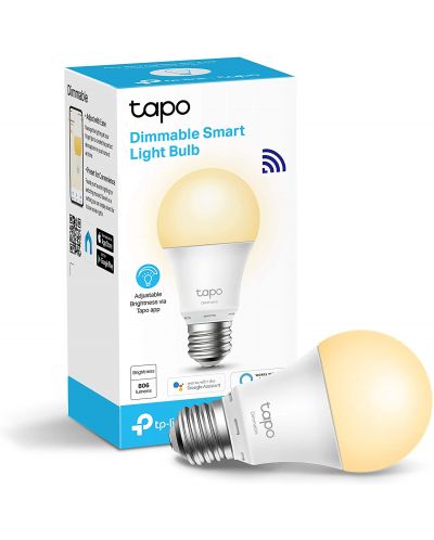 Смарт крушка TP-Link - Tapo L510E, 8.7W, dimmer - 2
