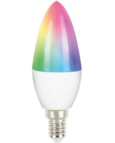 Смарт крушка Forever light - Tuya LED RGB, 5.5W, E14, C37 - 1