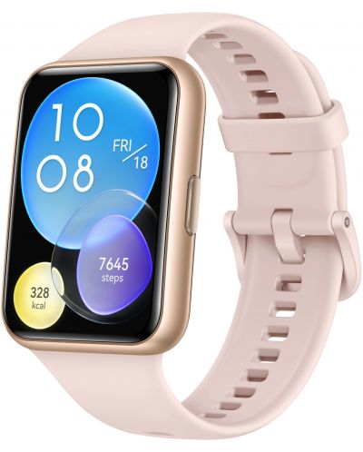Смарт часовник Huawei - Watch Fit 2, 1.74", Sakura Pink - 1