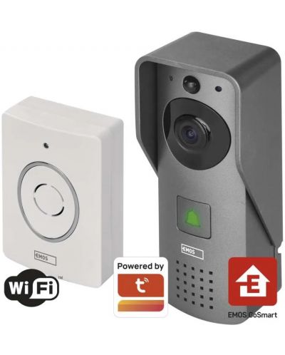 Смарт видео звънец Emos - GoSmart, IP-09C/H4031, Wi-Fi, сив - 7