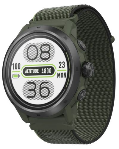 Смарт часовник Coros - Apex 2 Pro, 46mm, 1.3'', зелен - 1