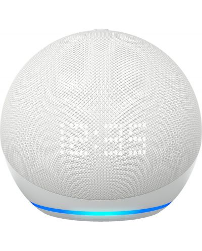 Смарт колонка Amazon - Echo Dot 5, бяла - 1