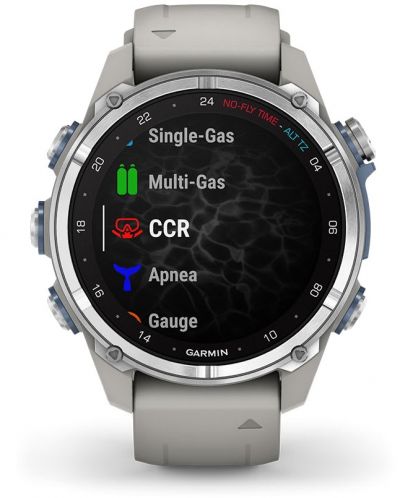 Смарт часовник Garmin - Descent MK3, 43 mm, 1.2'', Steel Grey - 2