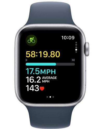 Смарт часовник Apple - Watch SE2 v2 Cellular, 44mm, M/L, Storm Blue Sport - 3