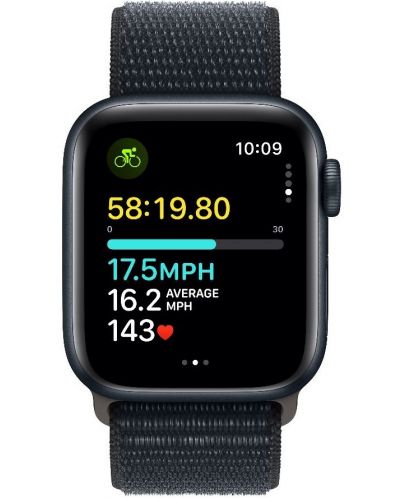 Смарт часовник Apple - Watch SE2 v2, 40mm, Midnight Loop - 3