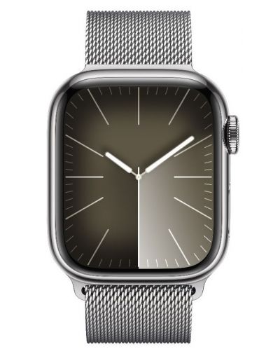 Смарт часовник Apple - Watch S9, Cellular, 41mm, Silver Milanese Loop - 2